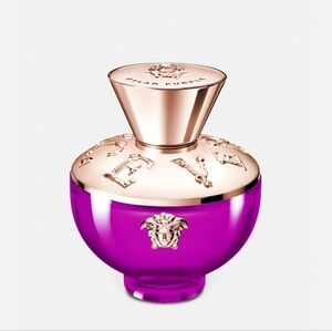 Versace Dylan Purple Perfume Bottle - Purple & Rose Gold